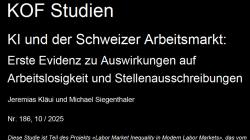 KI und der Schweizer Arbeitsmarkt