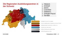 Regionale Polizei Ausbildungszentren in der Schweiz