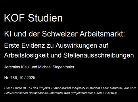 KI und der Schweizer Arbeitsmarkt